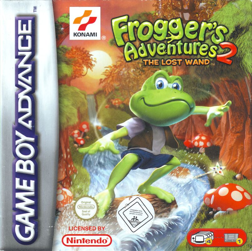 Frogger's Adventures 2: The Lost Wand box art for GameBoy Advance